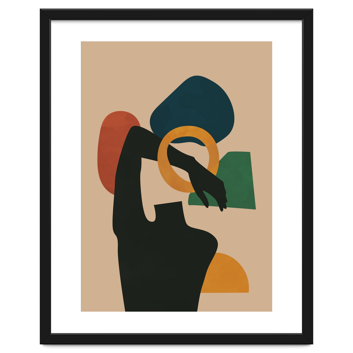 Abstract Body Mind Modern Mid Century