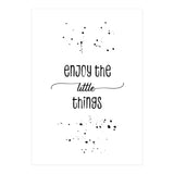 TEXT ART Enjoy the little things (Print Only) thumbnail
