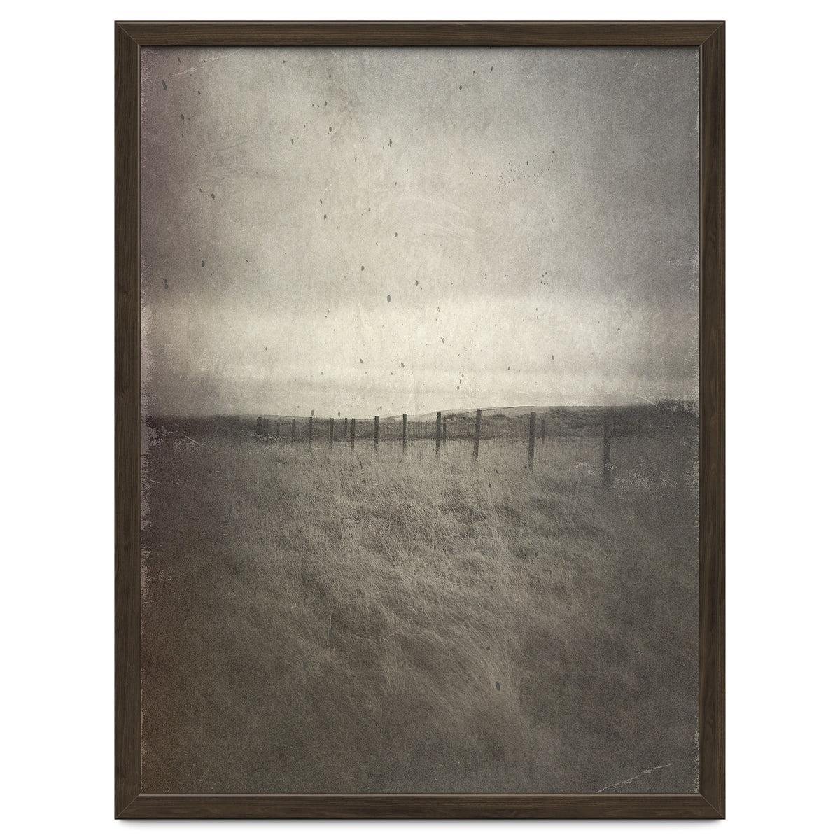 Bleak winter landscape of Saddleworth Moor