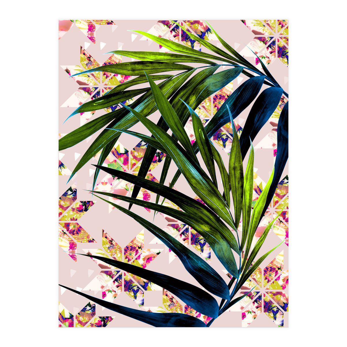 Leaves on mosaic  (Print Only)