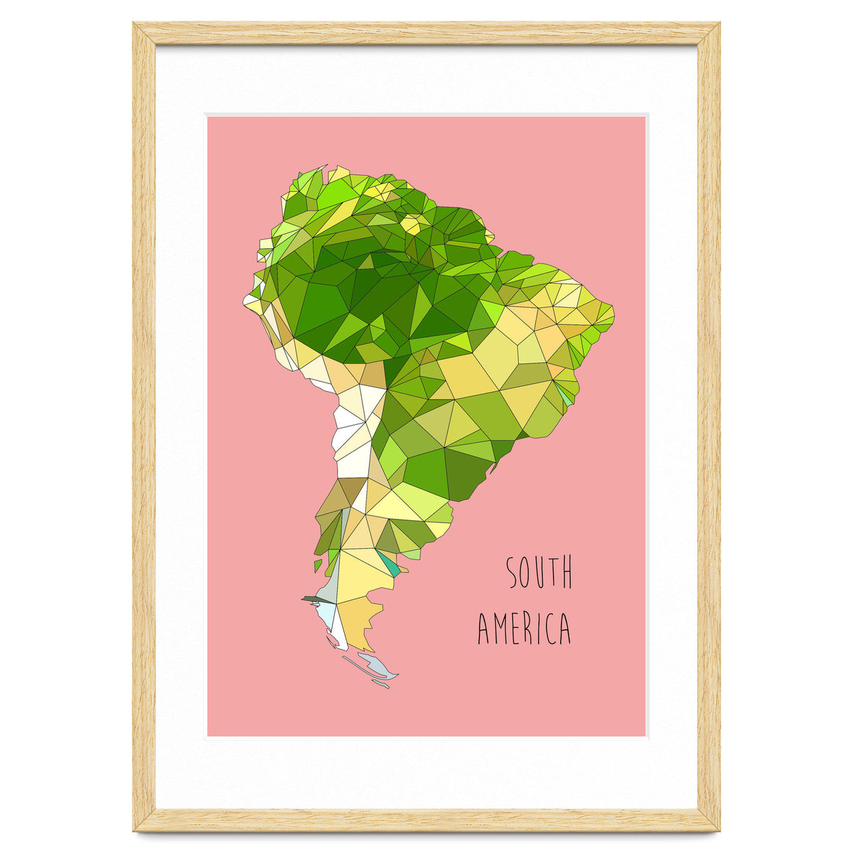 SOUTH AMERICA – Pink