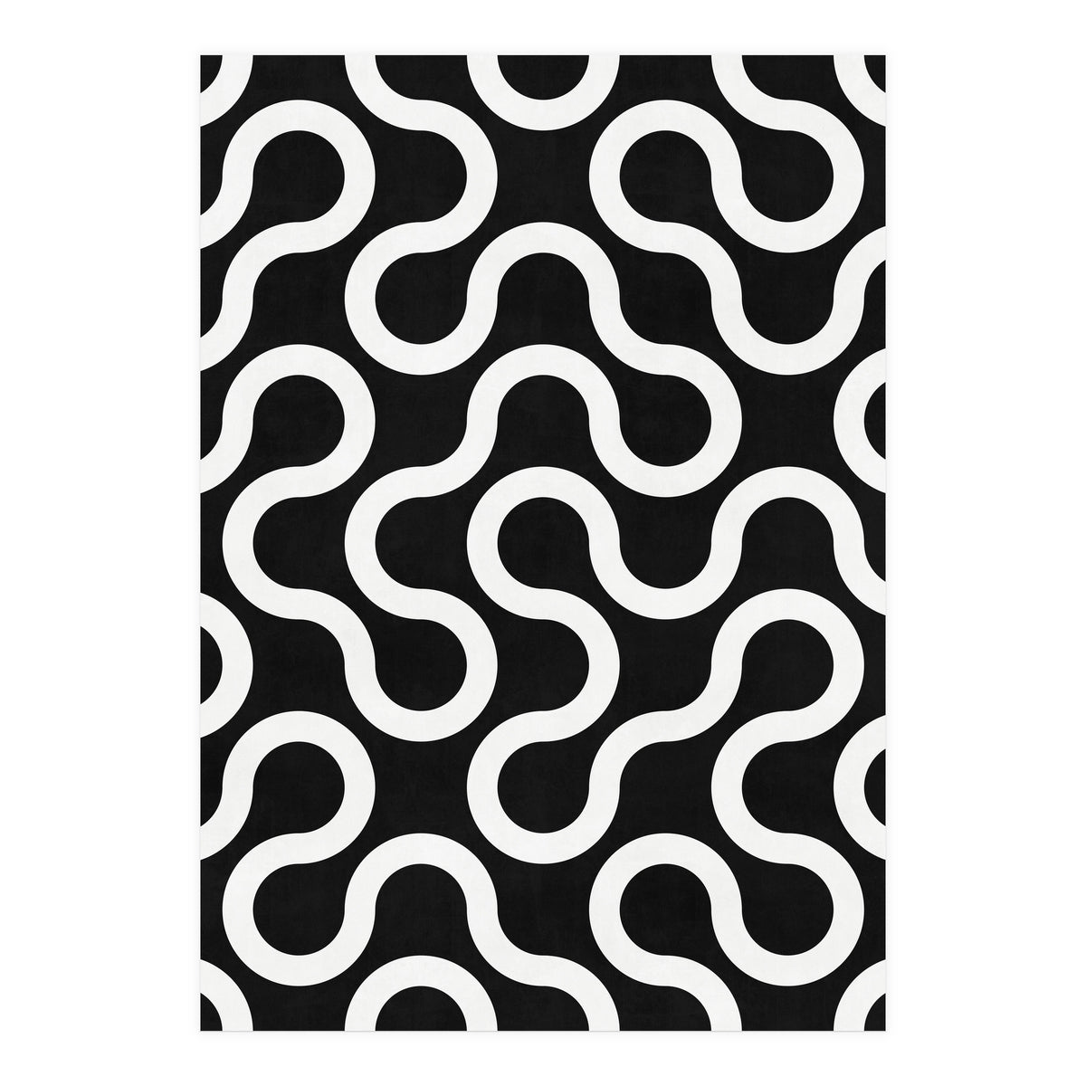 My Favorite Geometric Patterns No.36 - Black (Print Only)