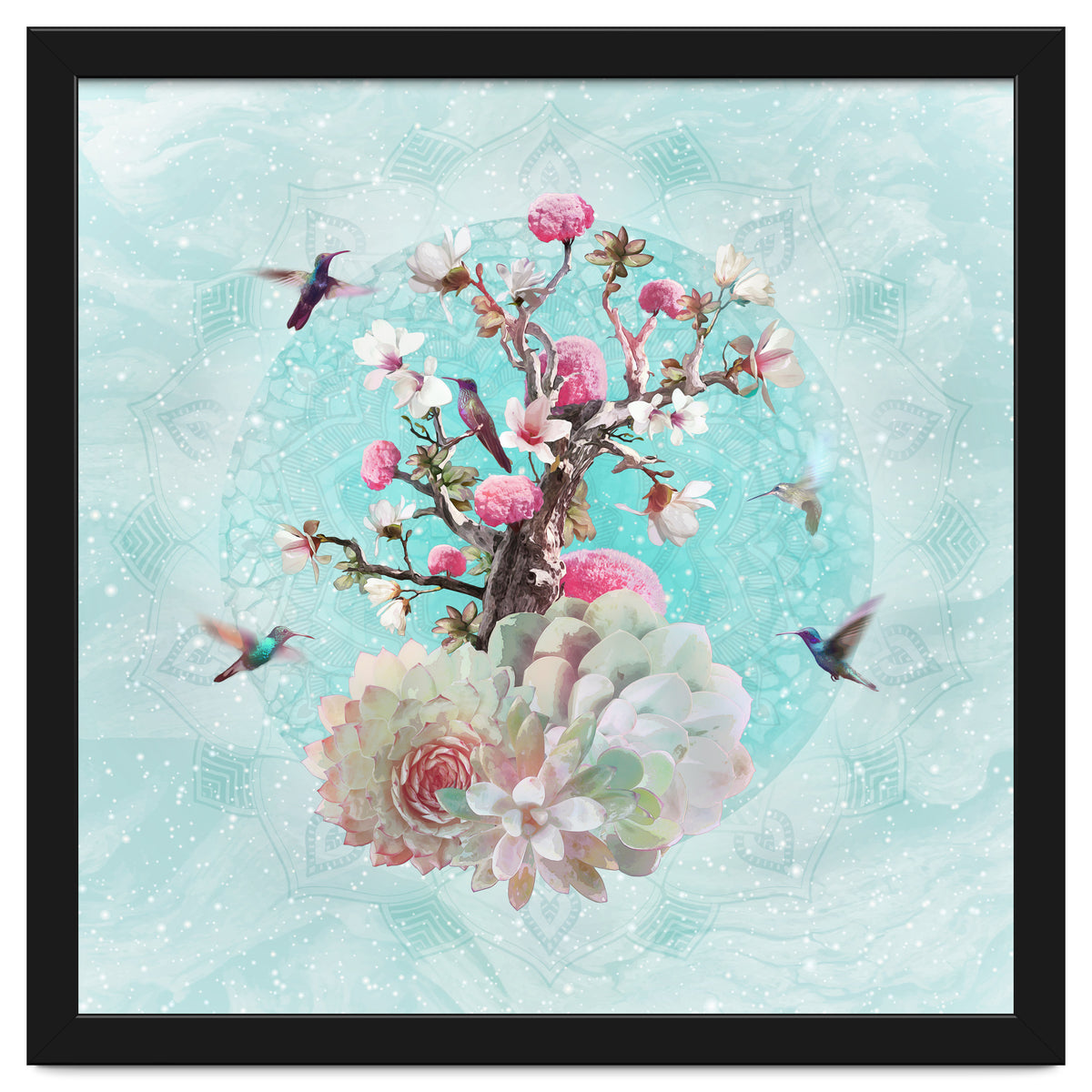 Floral Hummingbird