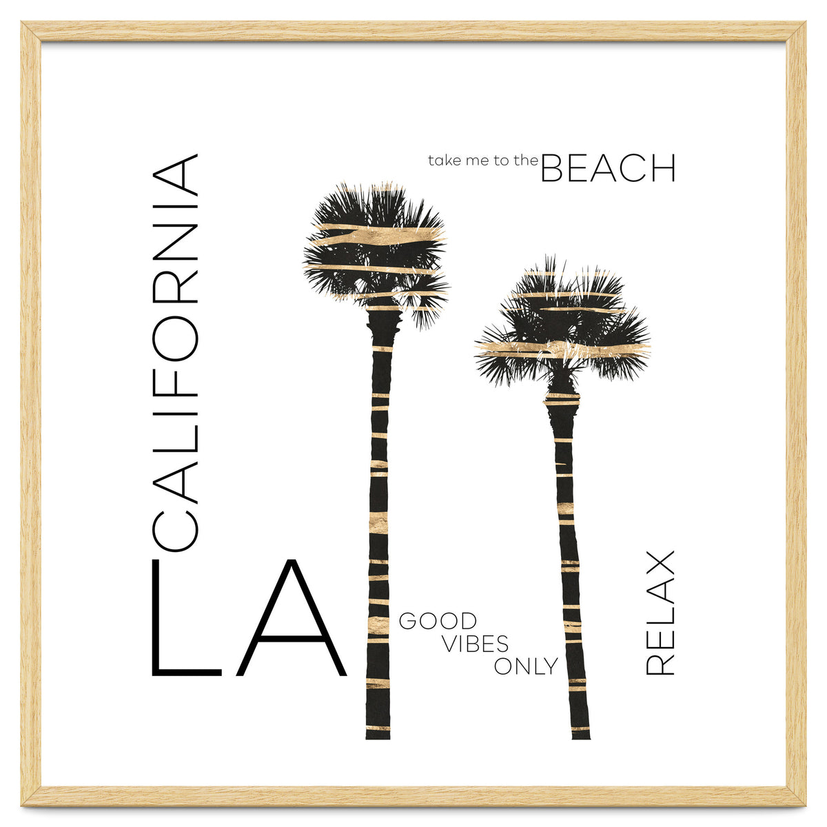 Urban Art LA Palm Trees