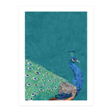 Perfect Peacock Turquoise Portrait (Print Only) thumbnail