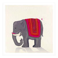 Elephant and Bird (Print Only)