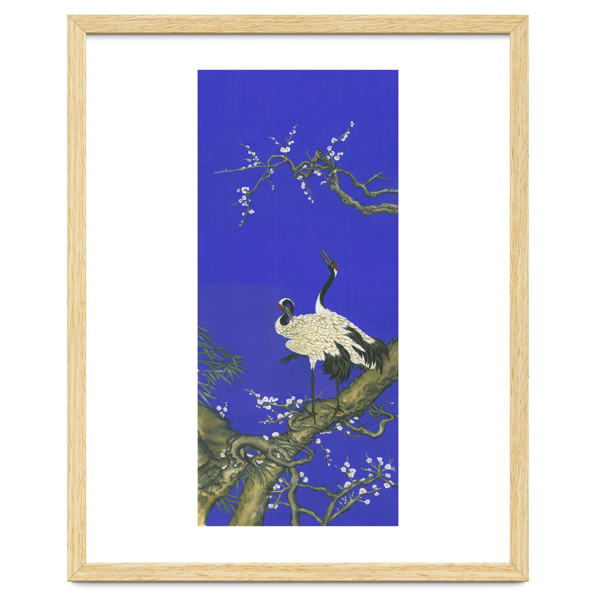 Cranes & Peach Blossom