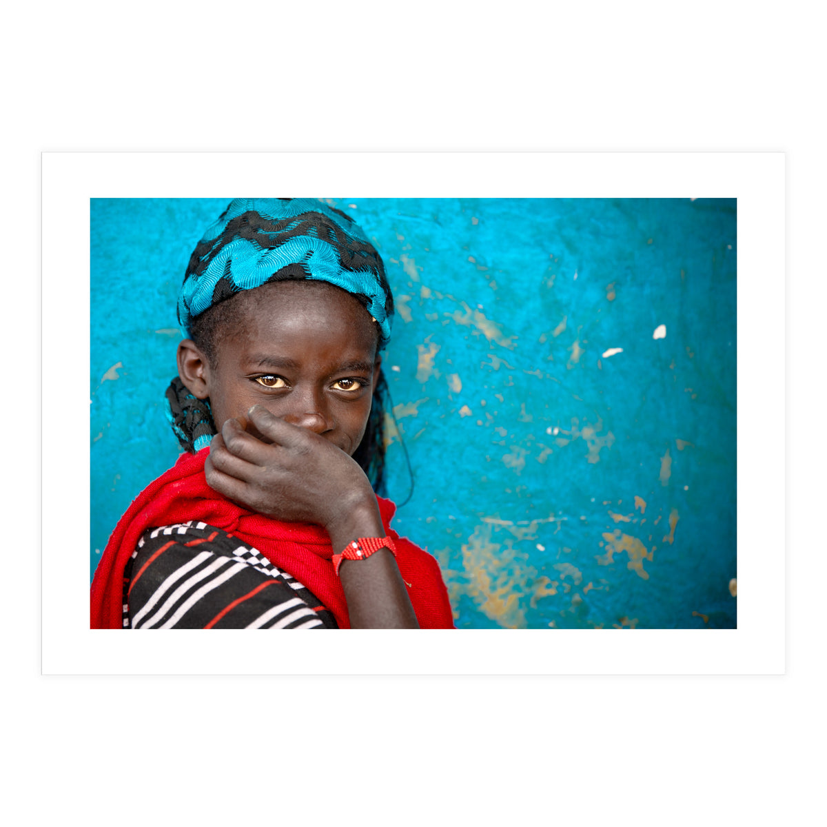 Blue, Red and the Girl (Print Only)