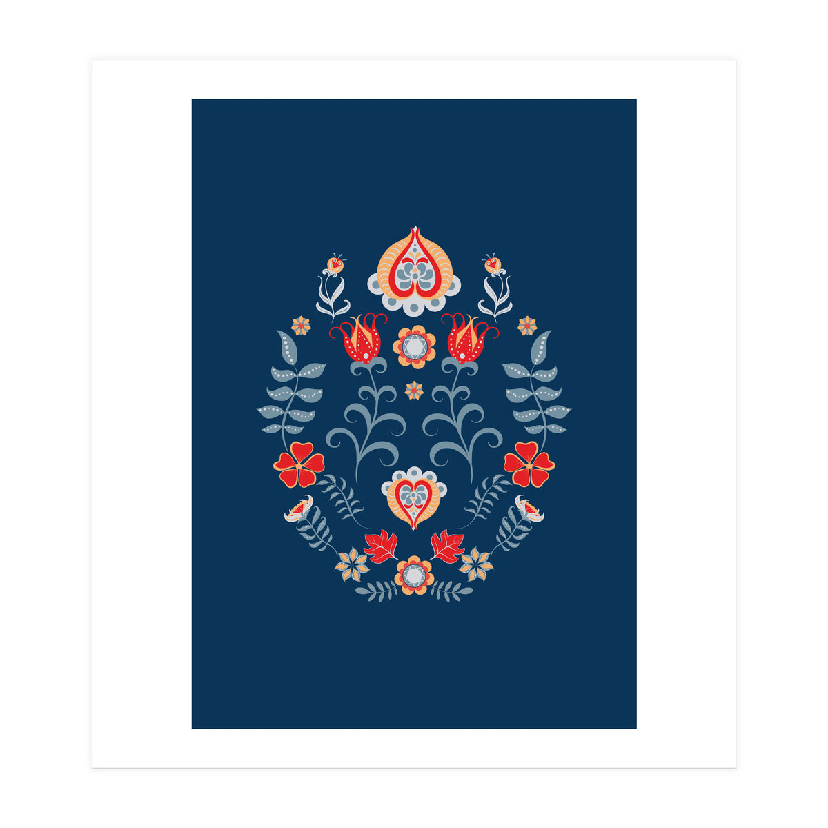 Scandinavian Folk Art (Print Only)