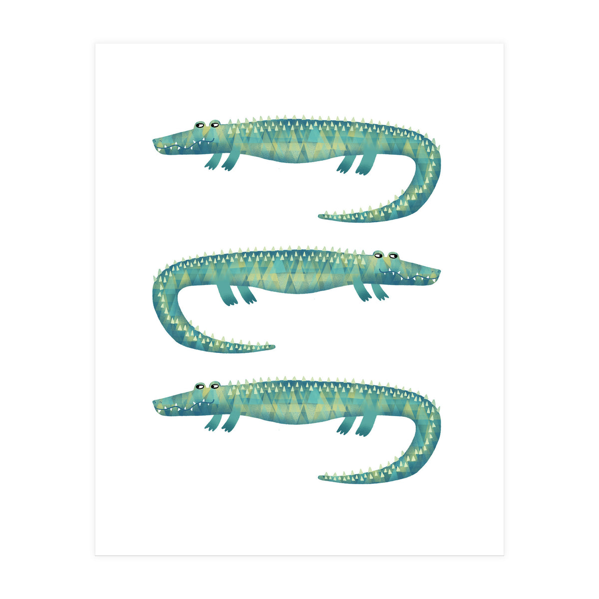 Alligator Trio (Print Only)