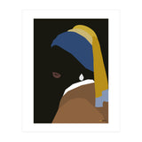 Girl with a Pearl Earring Minimalist (Print Only) thumbnail