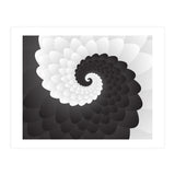 Mono Chrome Spiral Pattern  (Print Only) thumbnail