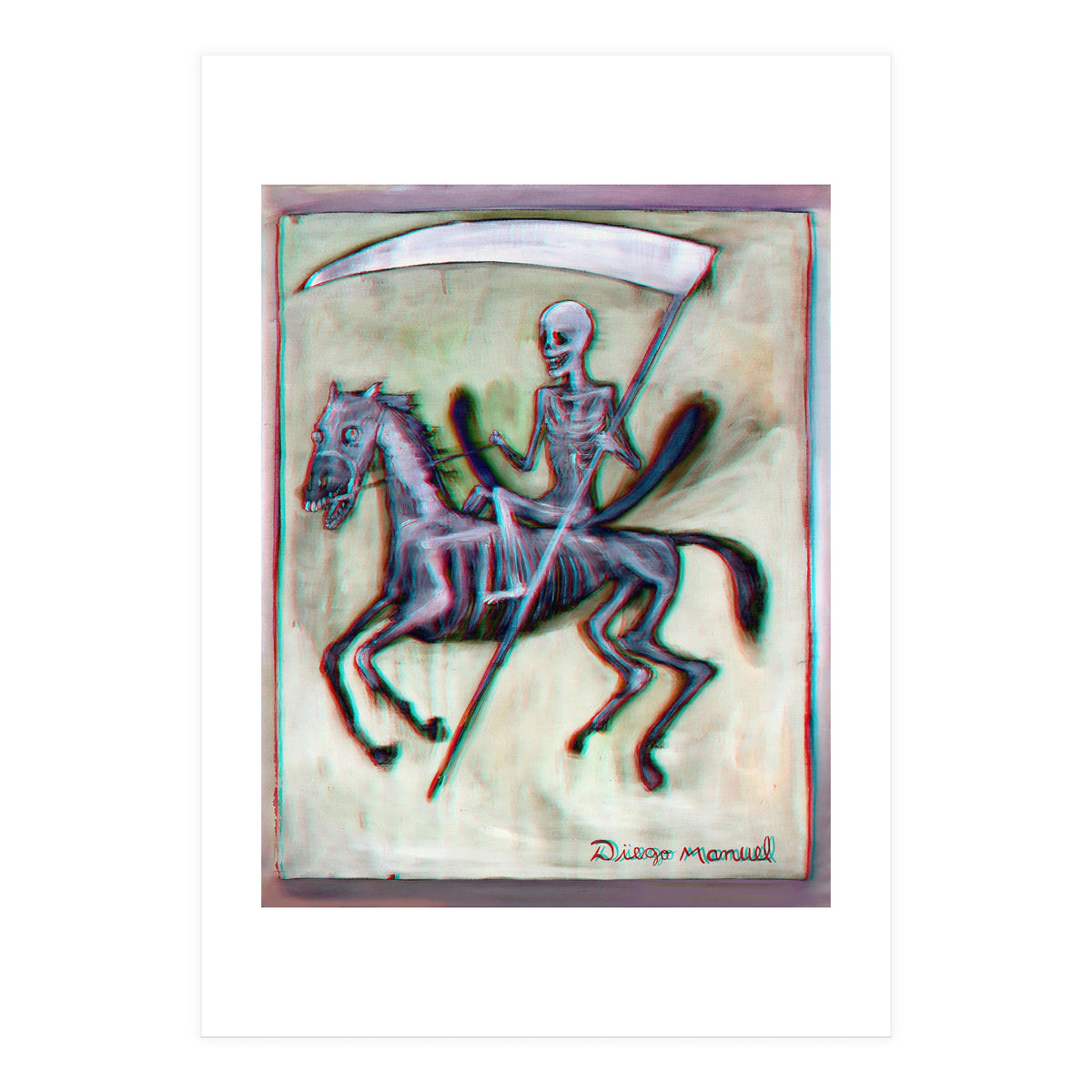 La Muerte 2 3d 2 (Print Only)