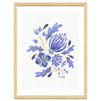 Protea Floral | Blue