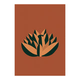 Bohemian Terracotta Flower (Print Only) thumbnail