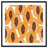 Papaya Cravings | Pastel Watercolor Tropical Fruit Food Painting | Juicy Sweet Illustration thumbnail
