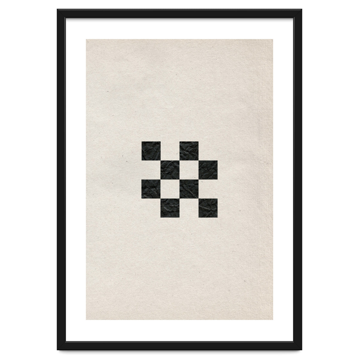 Monochrome chess board