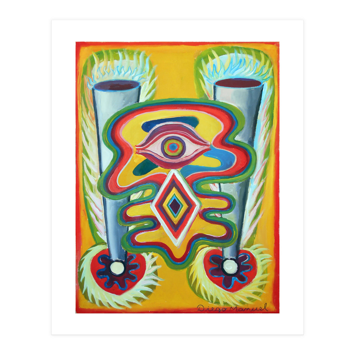 Graffiti Con Fuego (Print Only)