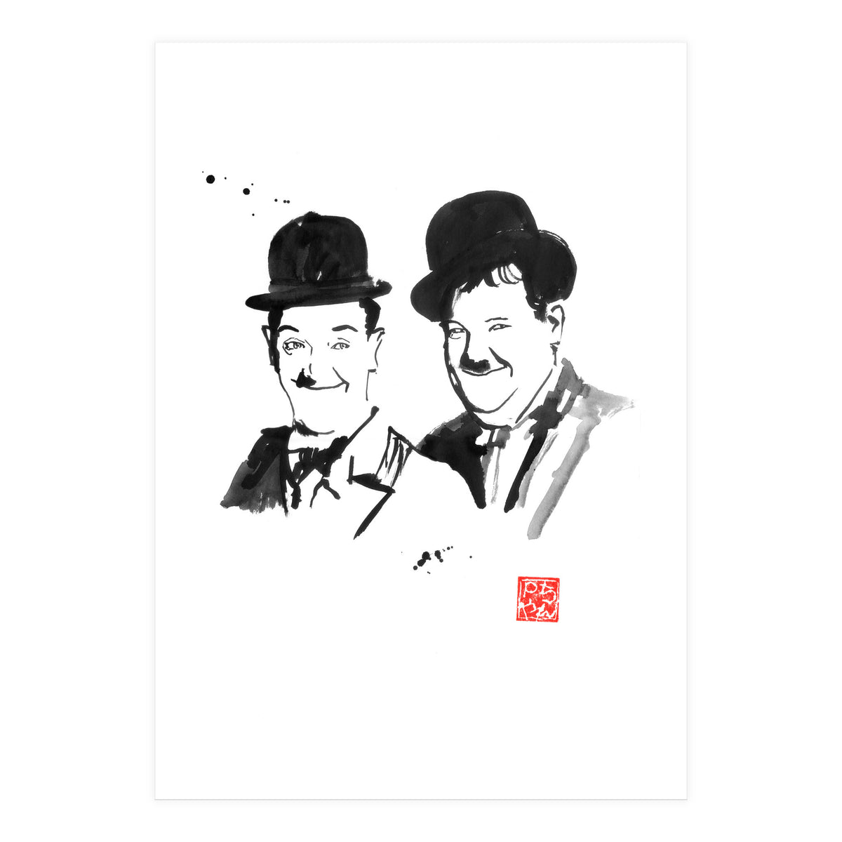 Laurel And Hardy (Print Only)