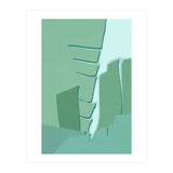 Abstract Banana Leaves One - Greener Eden (Print Only) thumbnail