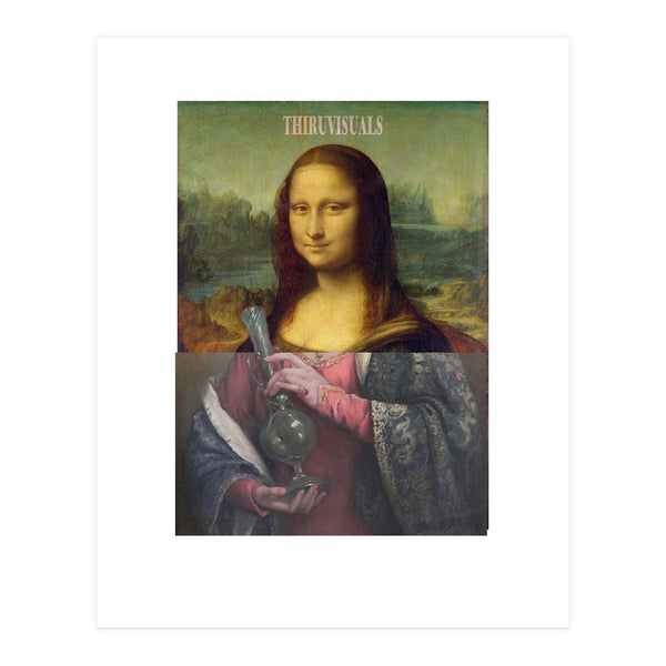Mona Lisa with the Bong (Print Only)