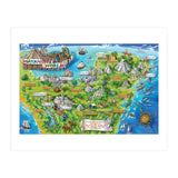 Yucatan Map Illustration (Print Only) thumbnail