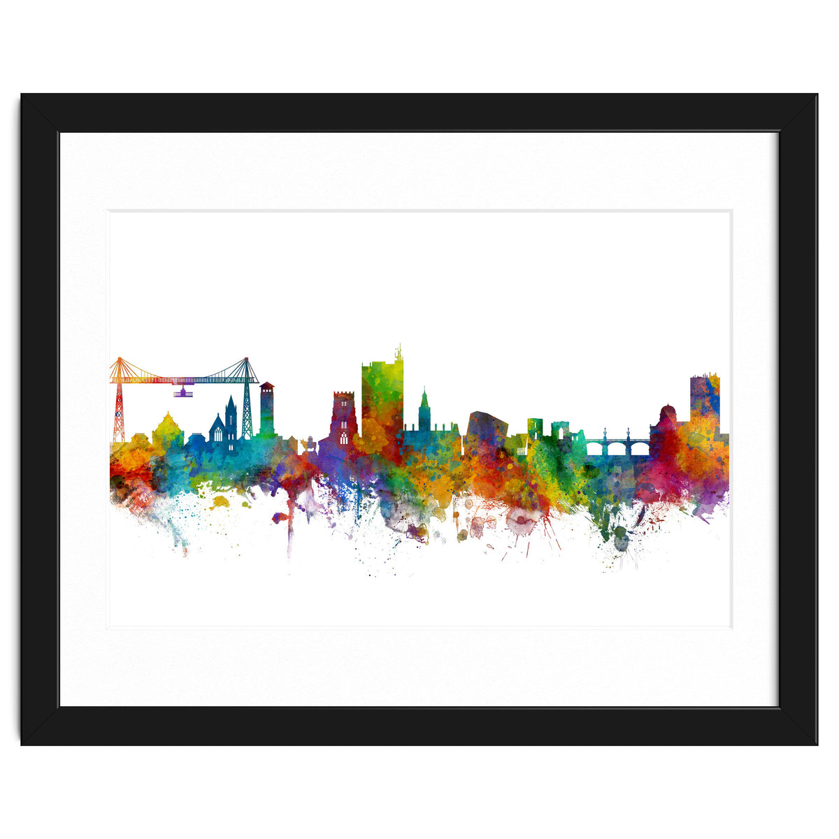 Newport Wales Skyline