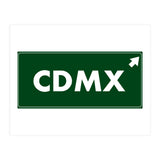 Let`s go to CDMX, Mexico! Green road sign (Print Only) thumbnail