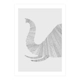 Elephant Grey Poster (Print Only) thumbnail