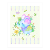 Sleeping baby elephant (Print Only) thumbnail