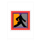 WOMAN WEARING BLACK TAKING A STROLL (Print Only) thumbnail