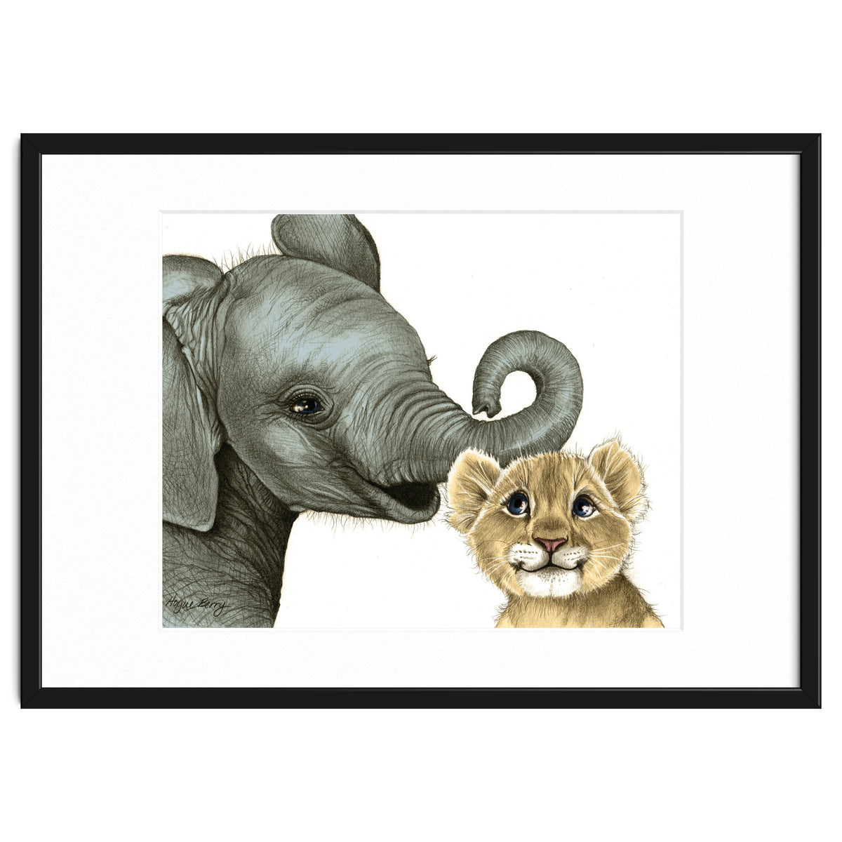 Best Friends, Elephant and Lion