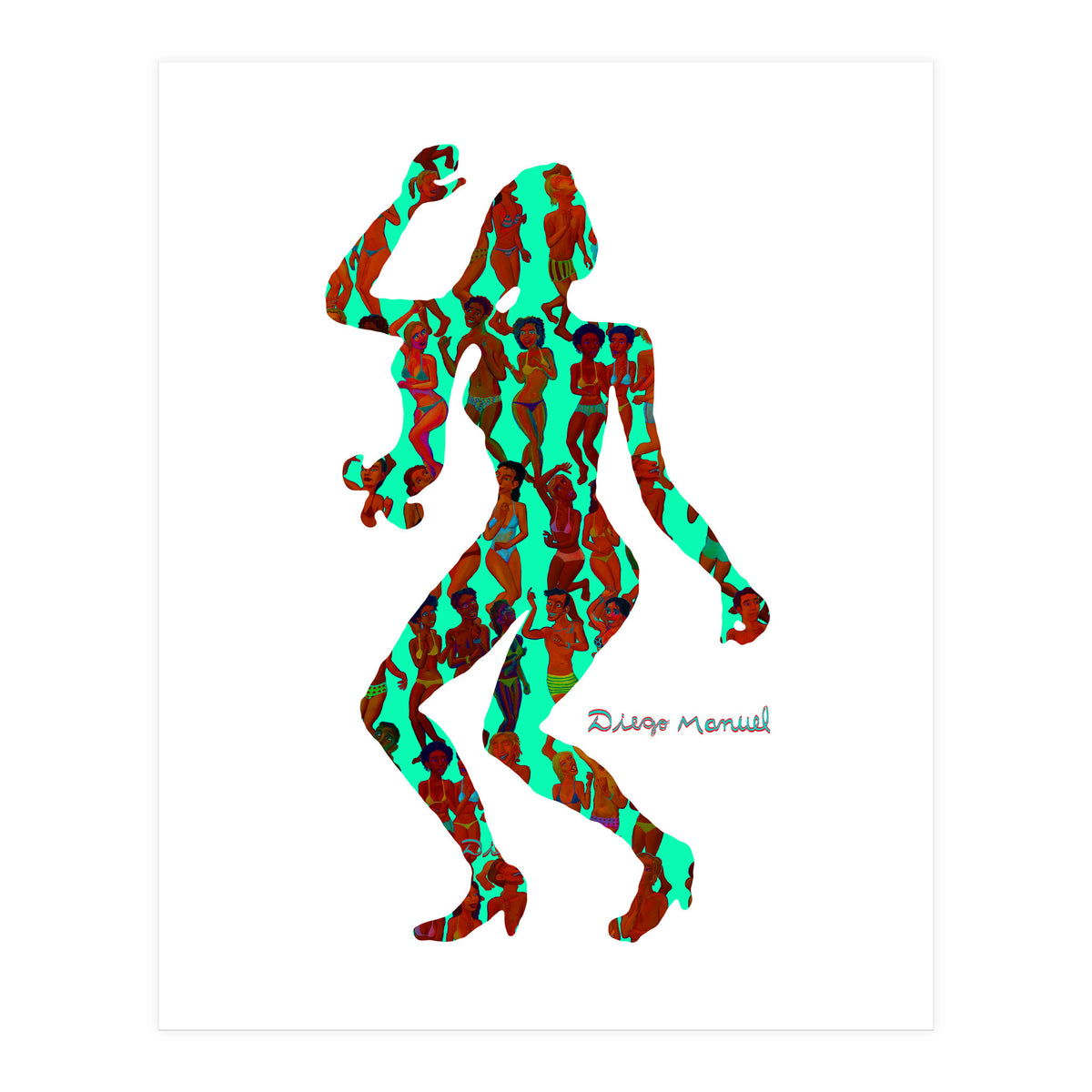 Dance Girl B 37 (Print Only)