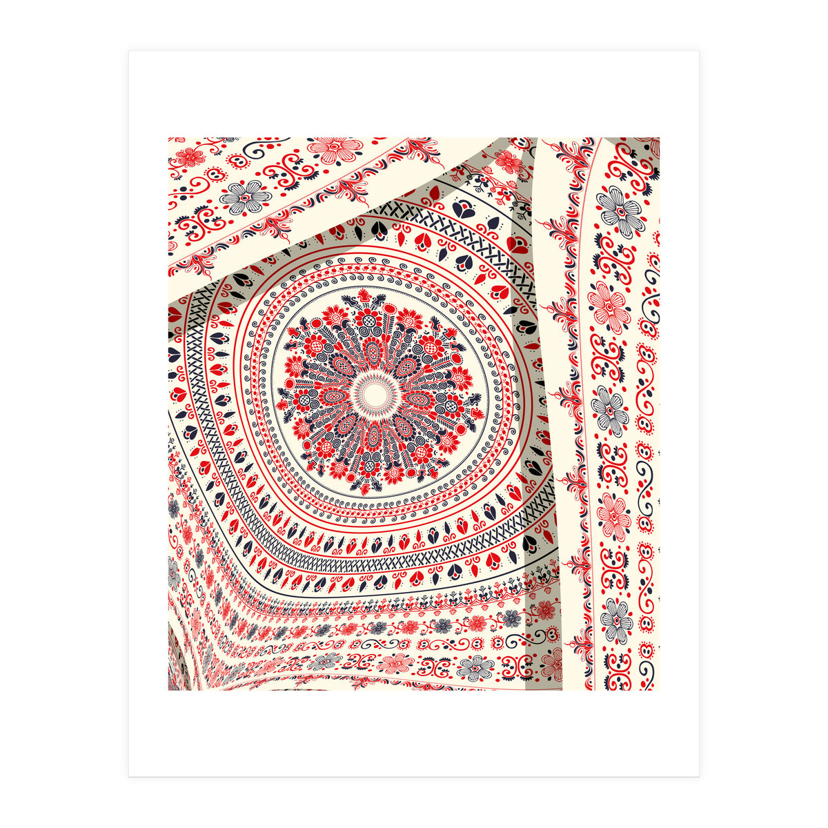 Romanian embroidery background 33 (Print Only)