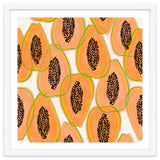 Papaya Cravings | Pastel Watercolor Tropical Fruit Food Painting | Juicy Sweet Illustration thumbnail