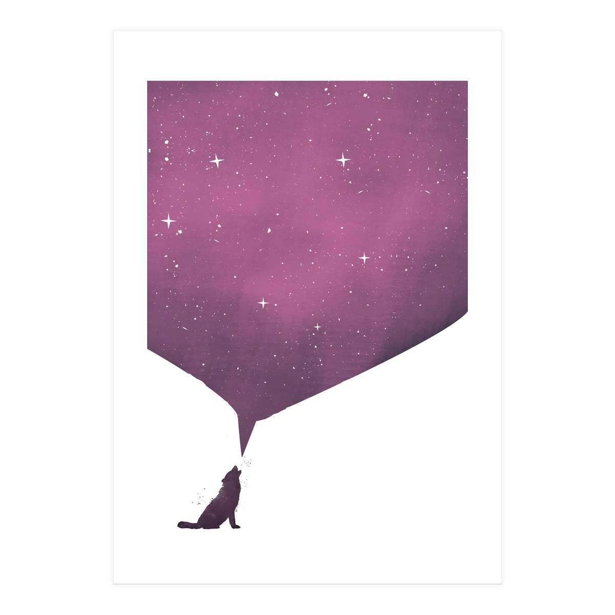 Wolf Song Ii (Print Only)