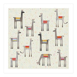 Llamas in a Meadow (Print Only) thumbnail