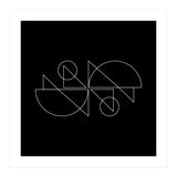 Tandem Cyclists | modern geometric (Print Only) thumbnail