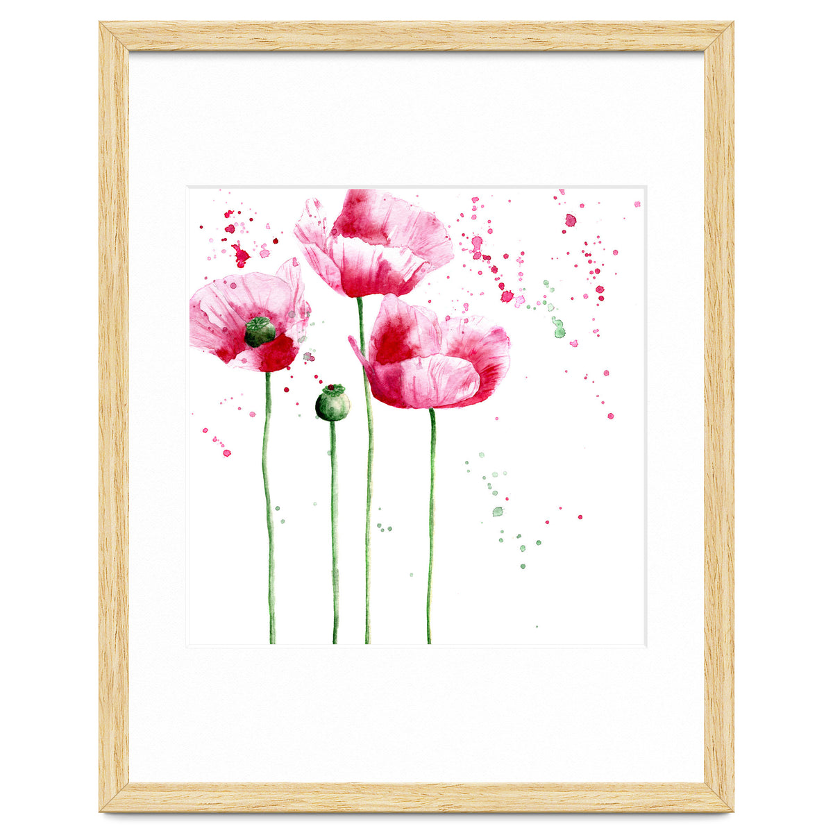 Poppies || watercolor