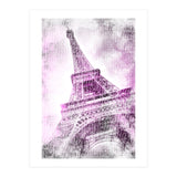 PARIS Watercolor Eiffel Tower | pink (Print Only) thumbnail