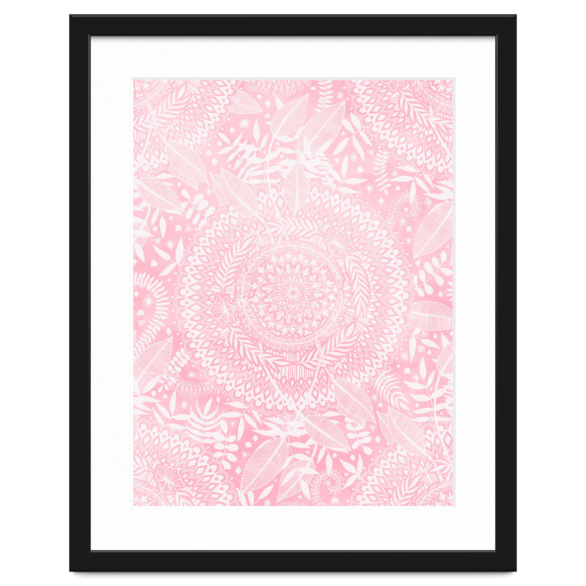 Medallion Pattern in Blush Pink