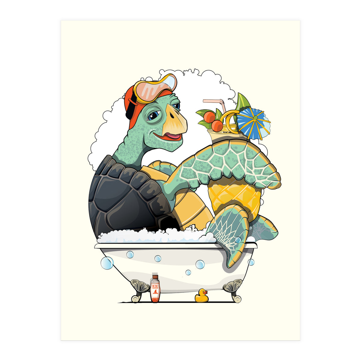 Turtle in the Bathtub (Print Only)