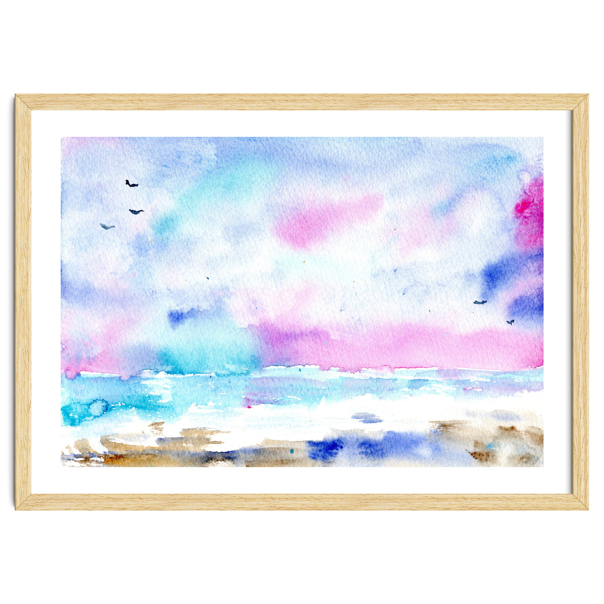 Tenderness of the sea || watercolor