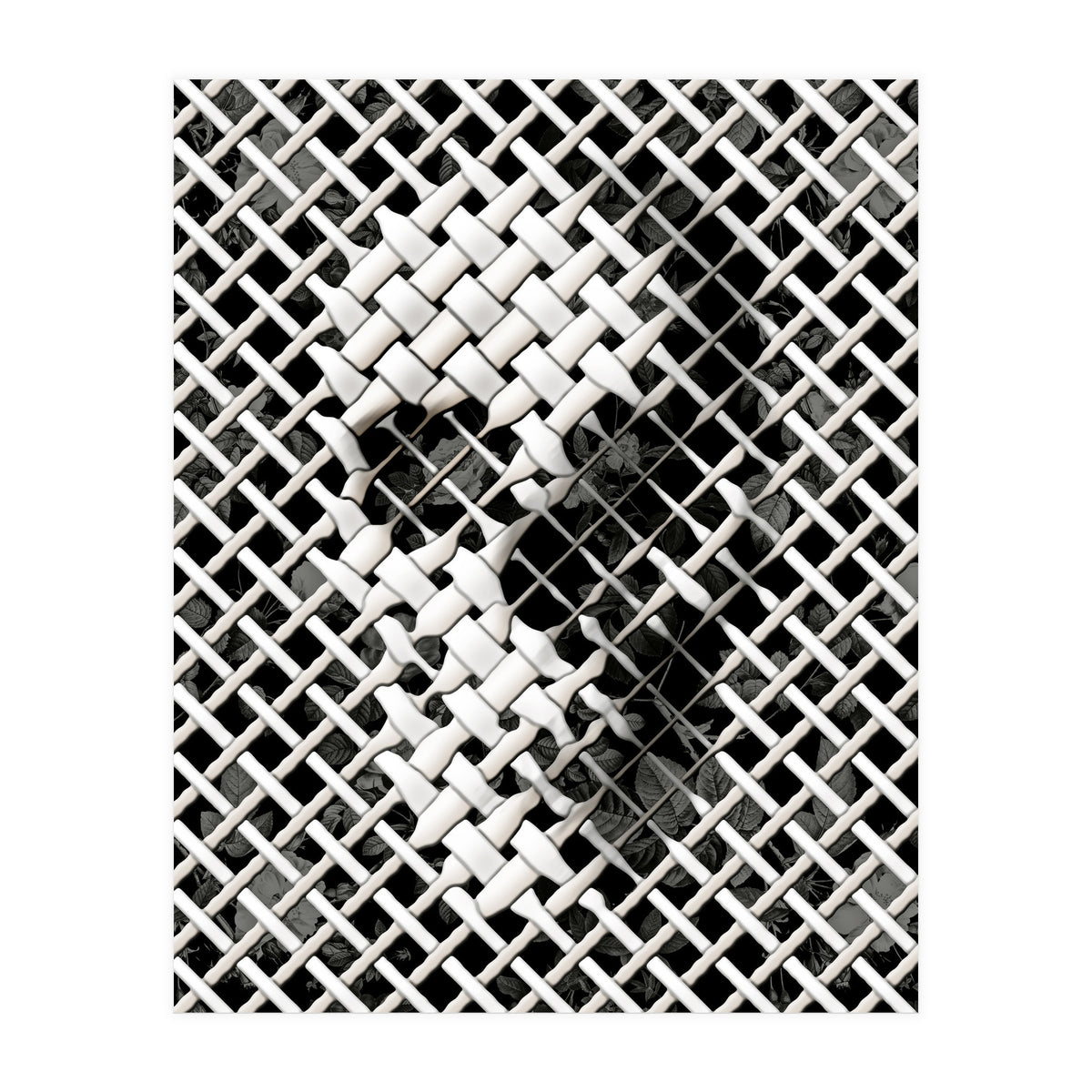 Wicker Skull (Print Only)