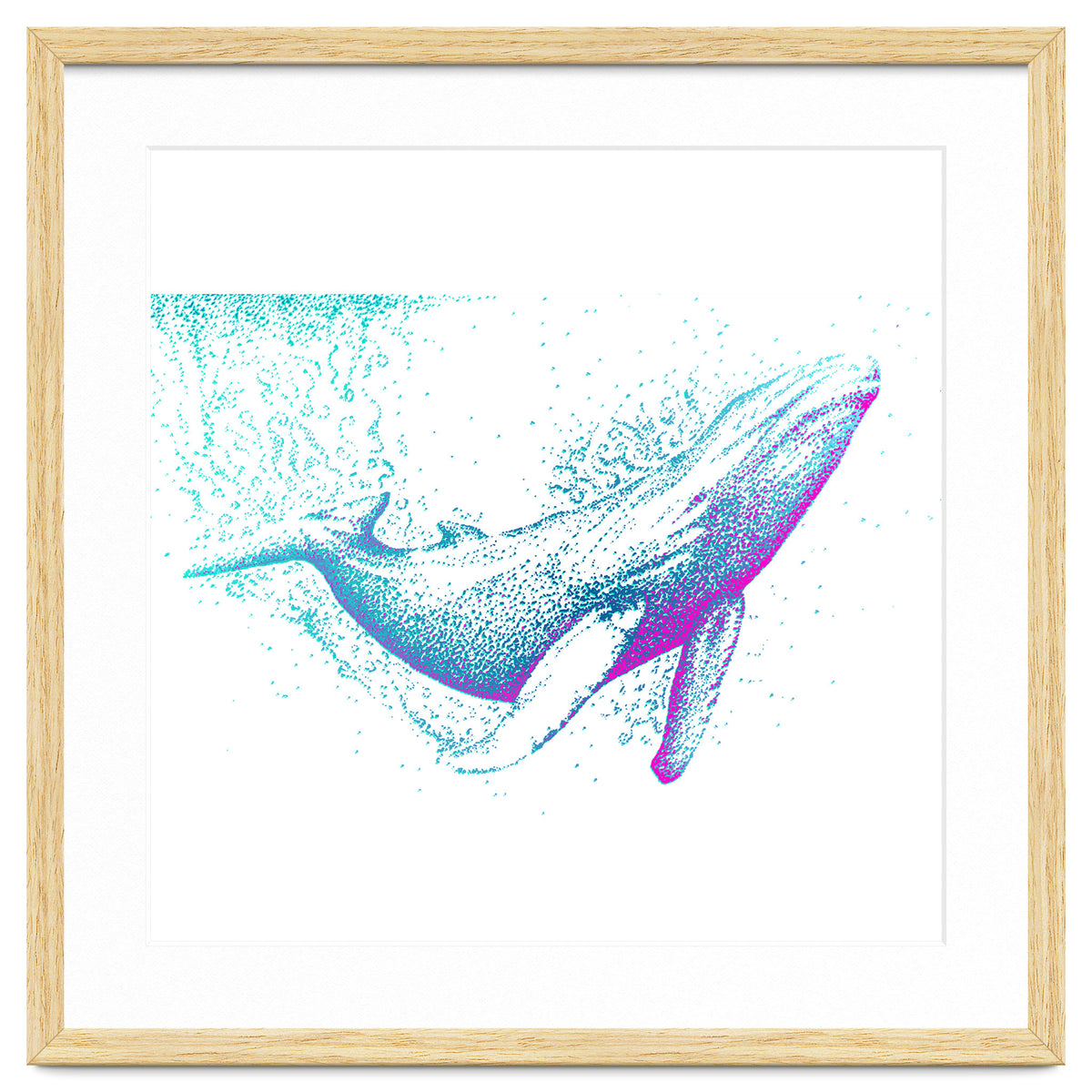 Diving Blue Whale