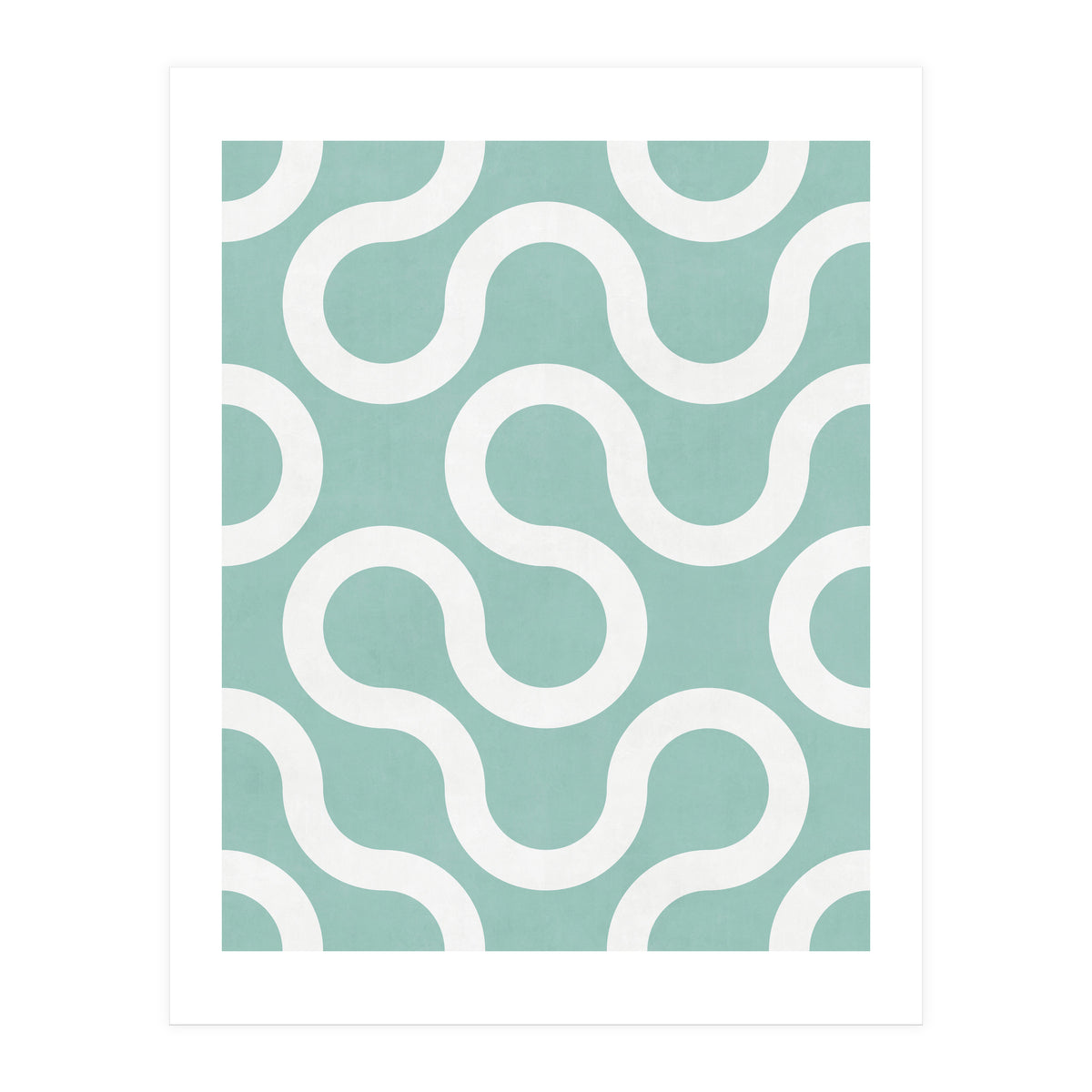 My Favorite Geometric Patterns No.34 - Light Blue (Print Only)