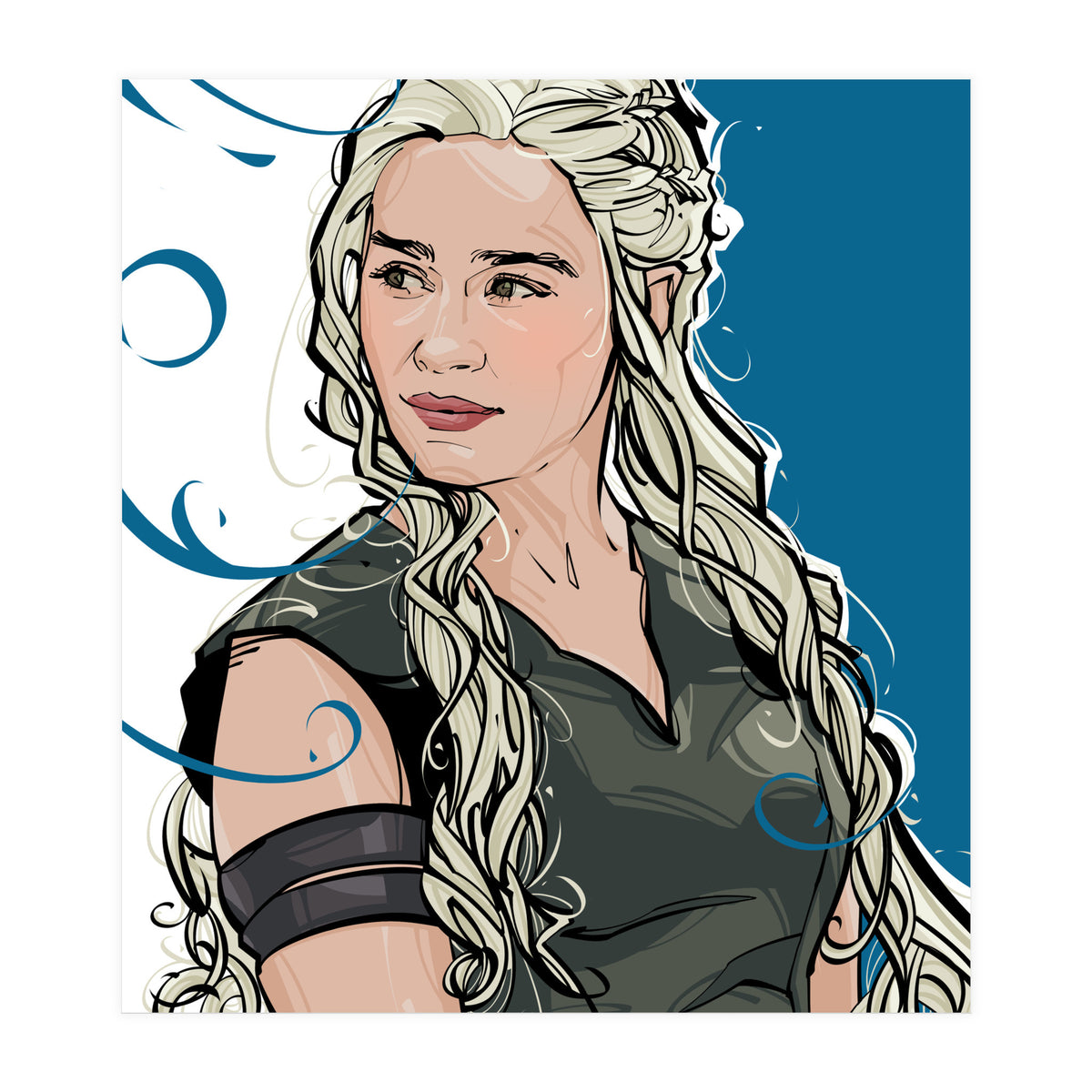 Daenerys Targaryen Game Of Thrones (Print Only)