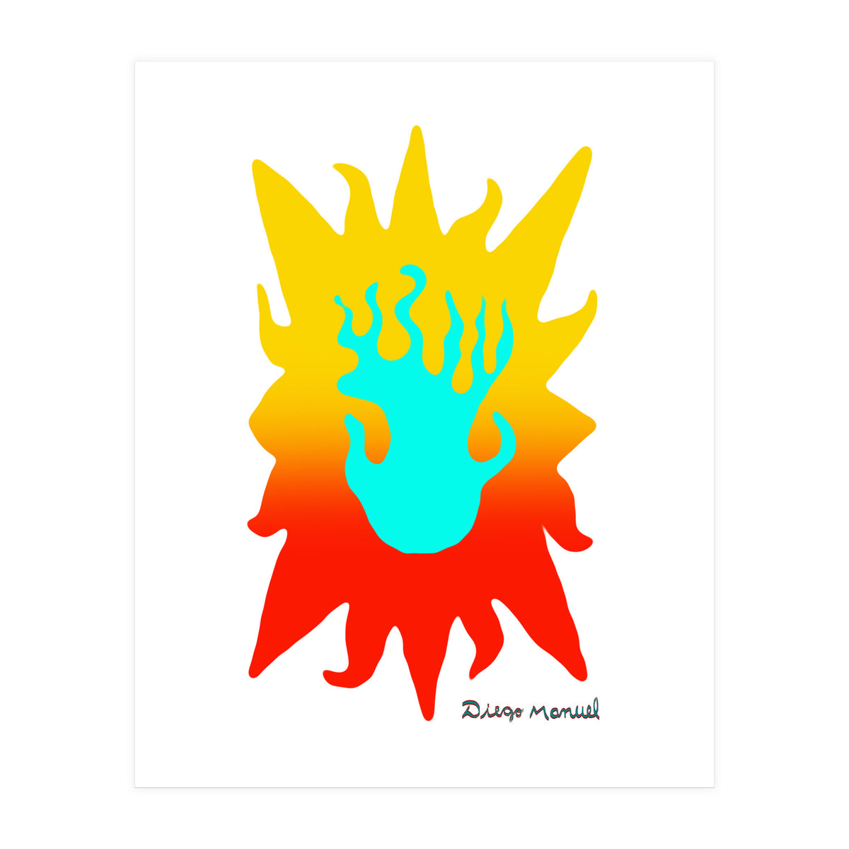 Fuego 117 Copia (Print Only)