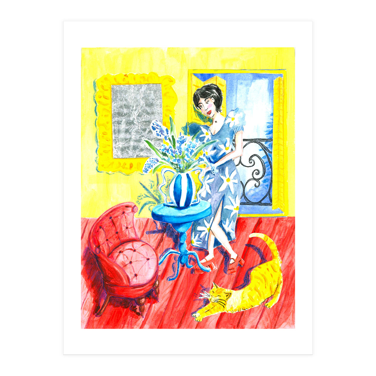 Fanny In The Living Room (Print Only)