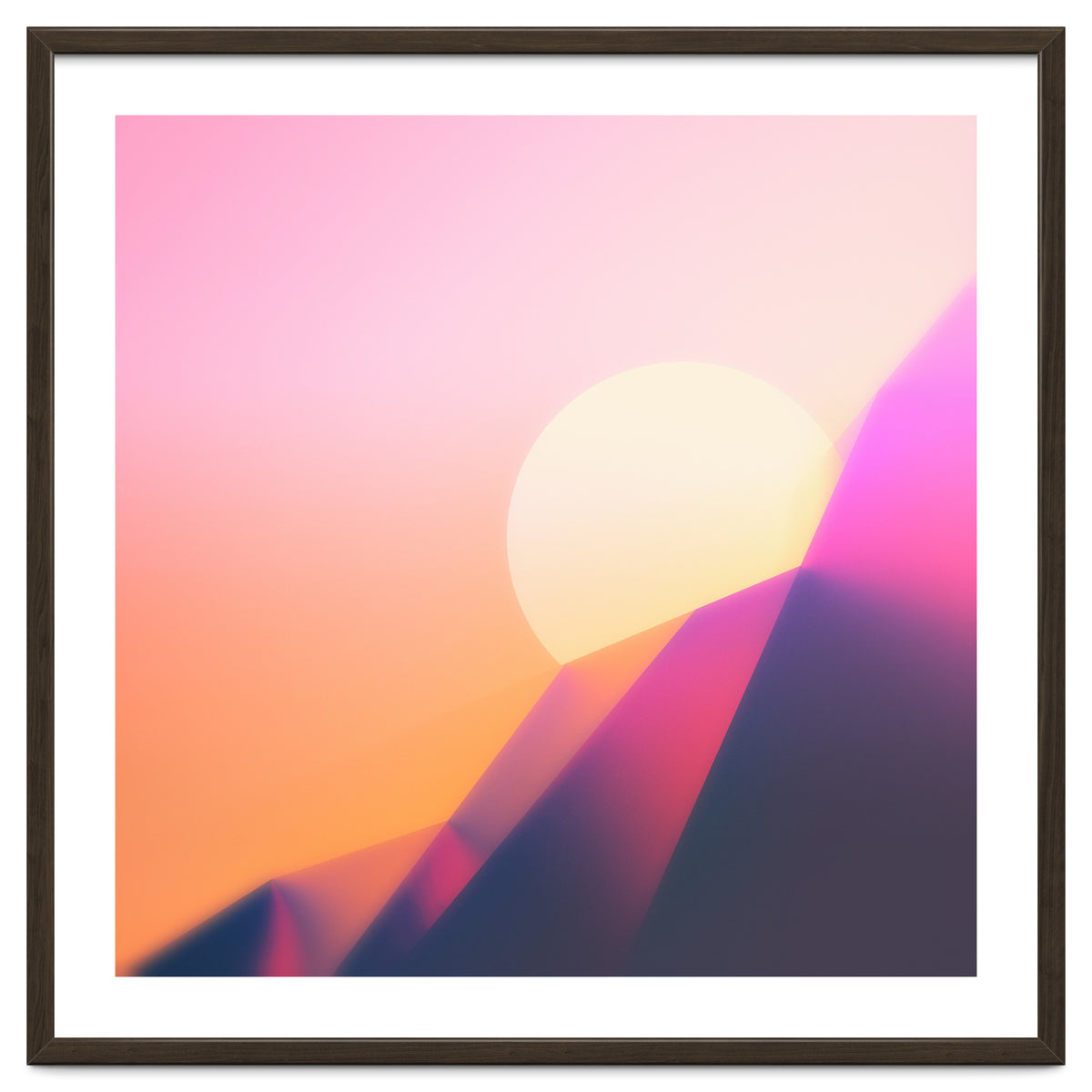 Sun Desert Mountain Sky